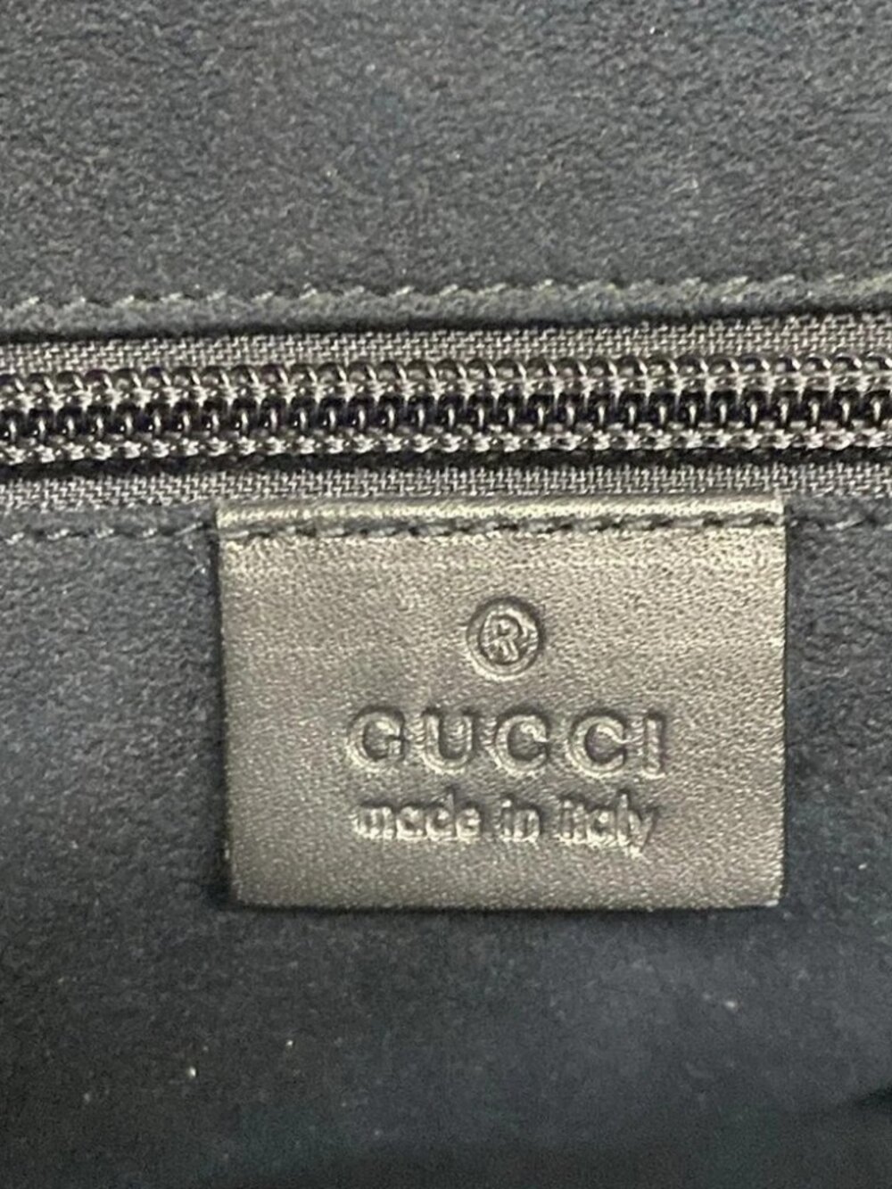 GUCCI GG Blooms 429019 Beige Ebony Navy PVC Leather Handbag - Picture 14 of 15